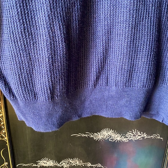 Brooks Brothers XXL Navy, Waffle Pullover - Picture 6 of 13